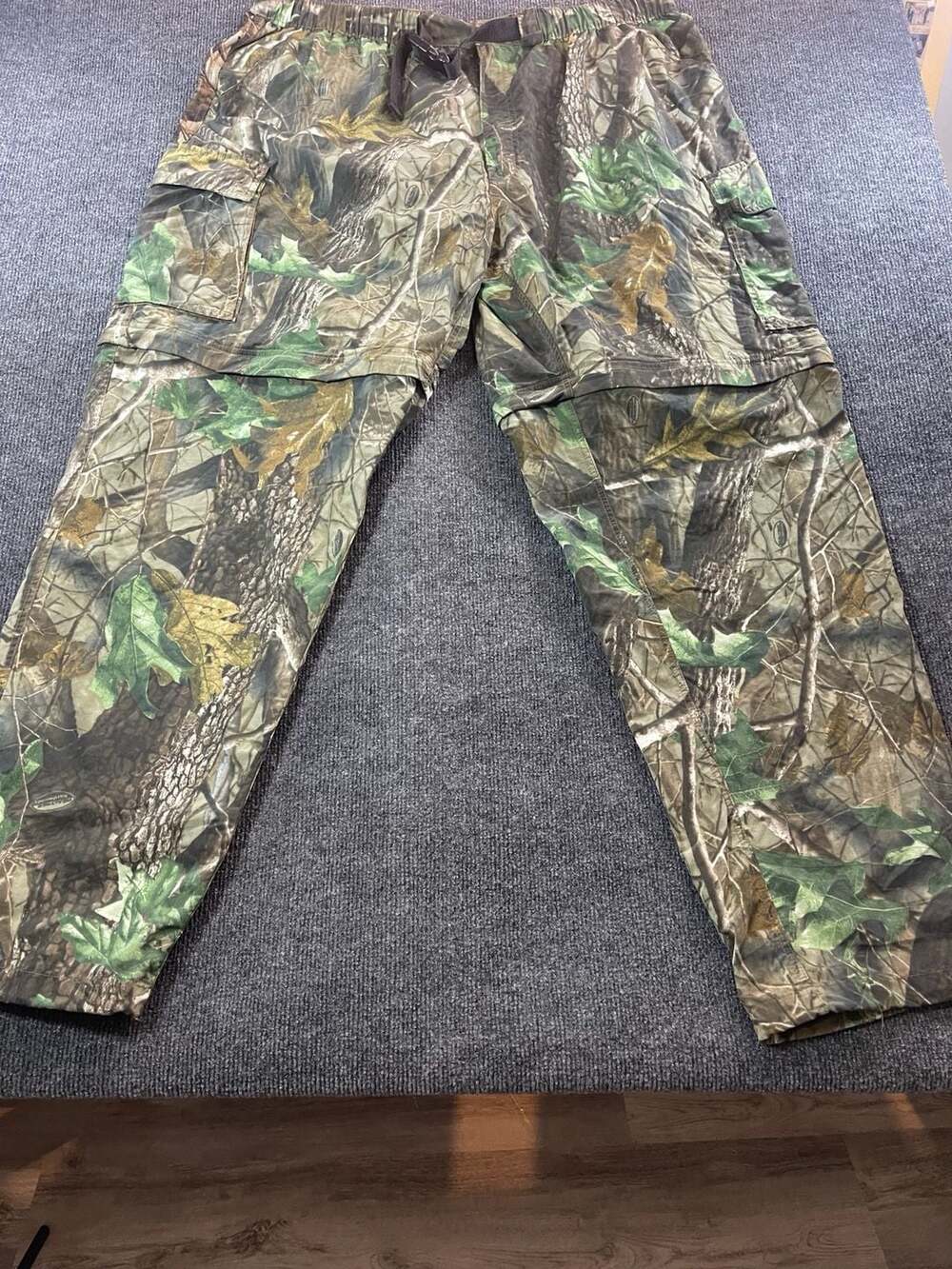 RedHead Realtree Hardwoods Camo Zip-Off Convertible Cargo Pants Men's Size XXL
